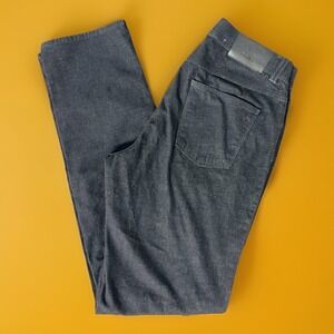 Brax Cooper Fancy Pants Regular Fit 32/34 (Tag 34/34) Dark Navy Blue Twill